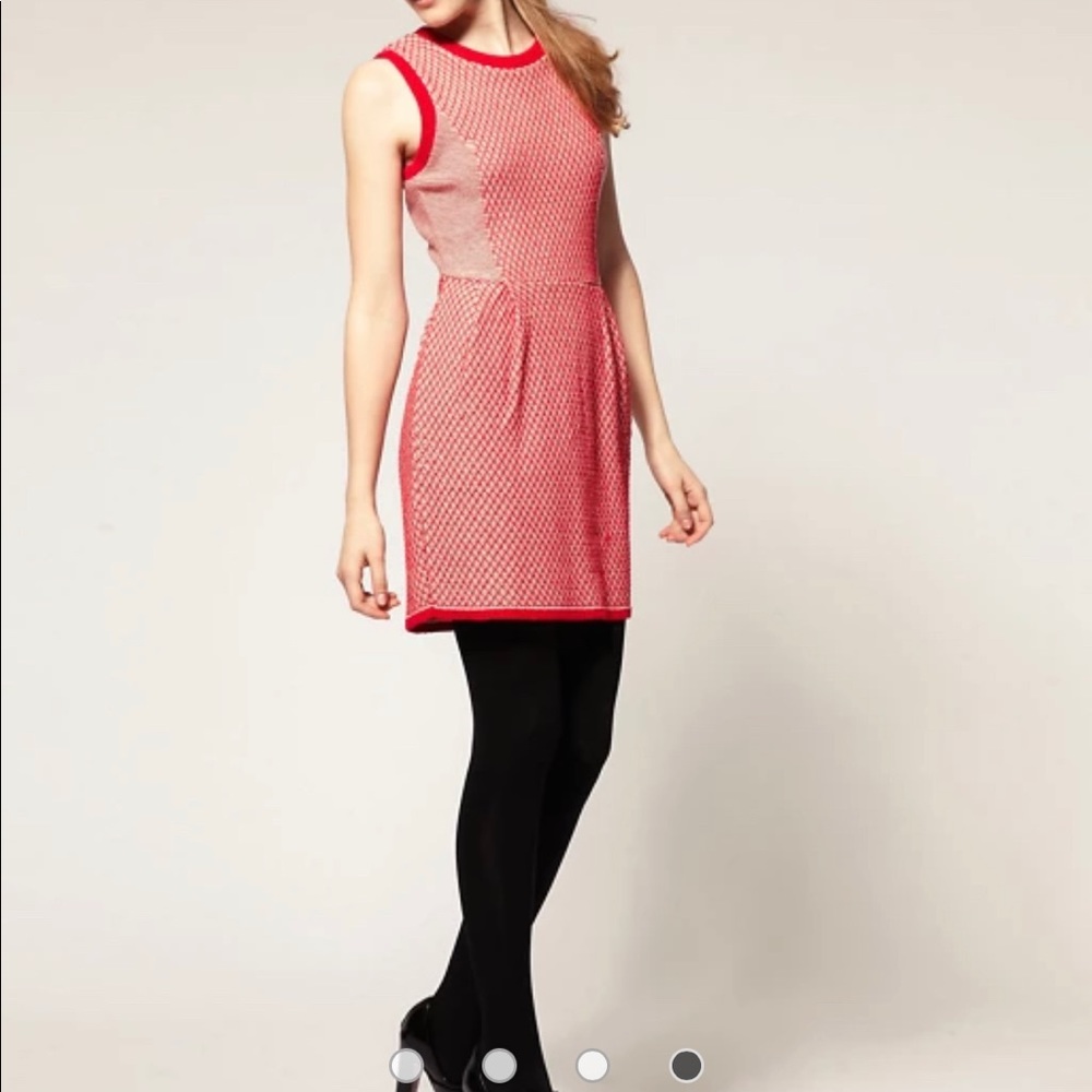 ASOS sweater fit and flare dress sz 4